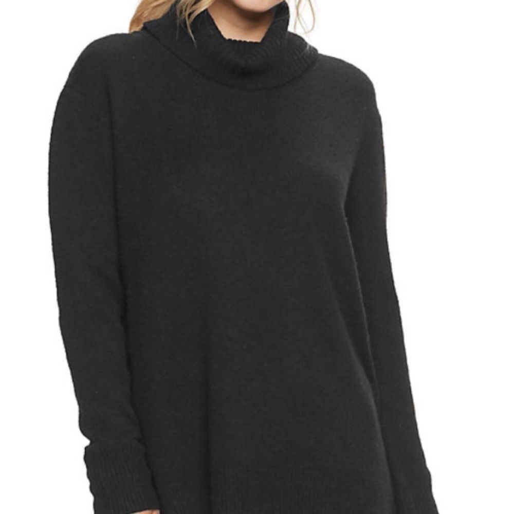 SO MOSSY COWL-NECK TUNIC